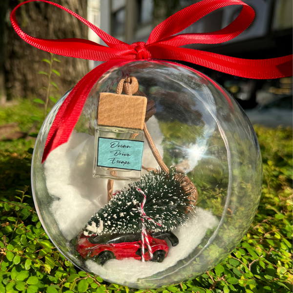 Customised Christmas Car Fragrance Bauble