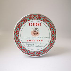 Rose Red  Rose Geranium & Ylang-Ylang Deeply Nourishing Lotion Bar